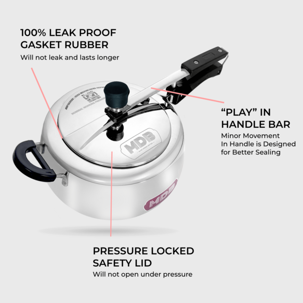 MDB Aluminium Pressure Cooker Inner Lid-min