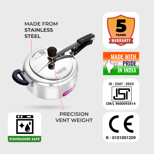 MDB Handi Stainless Steel Pressure Cooker-1-min