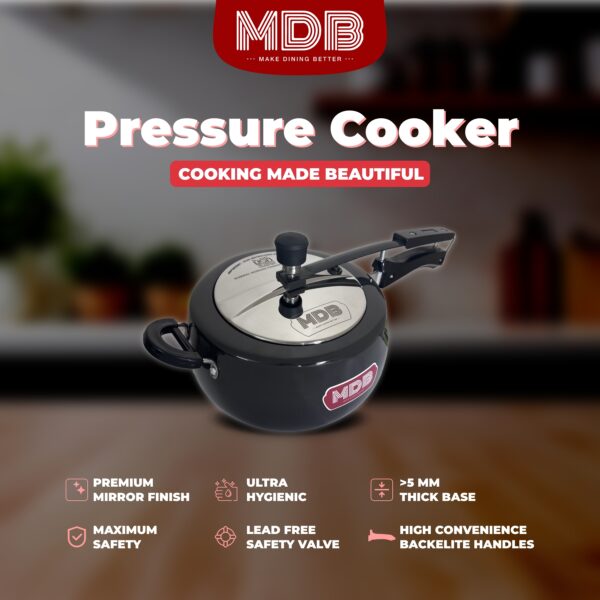 MDB Hard Anodised Pressure Cooker Inner Lid 2