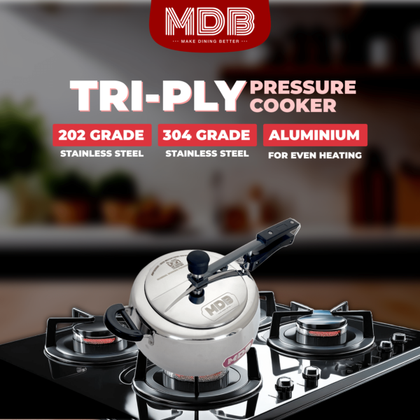 mdb triply stainless steel handi pressure cooker-2-min