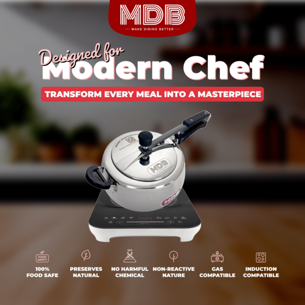 mdb triply stainless steel handi pressure cooker-4-min