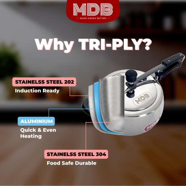 mdb triply stainless steel handi pressure cooker-5-min